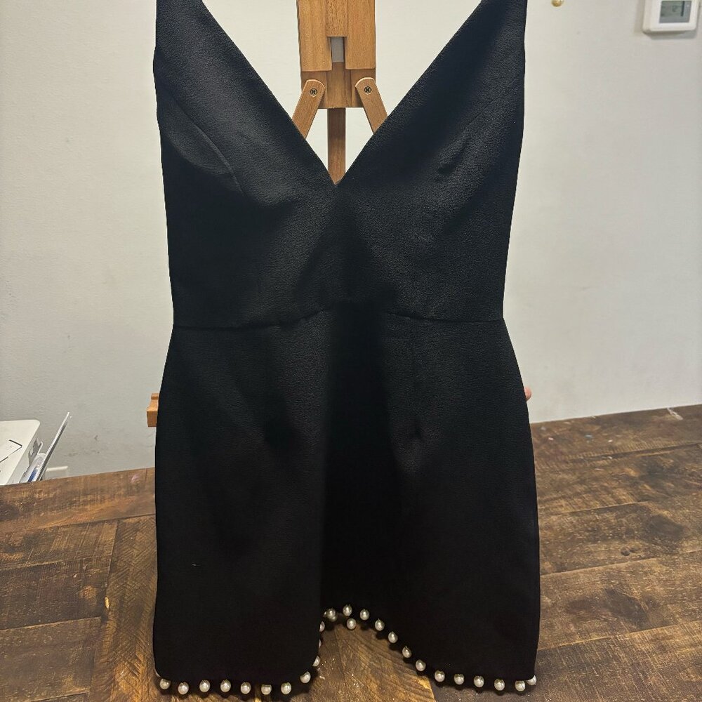 Pearl Statement Cocktail Dress